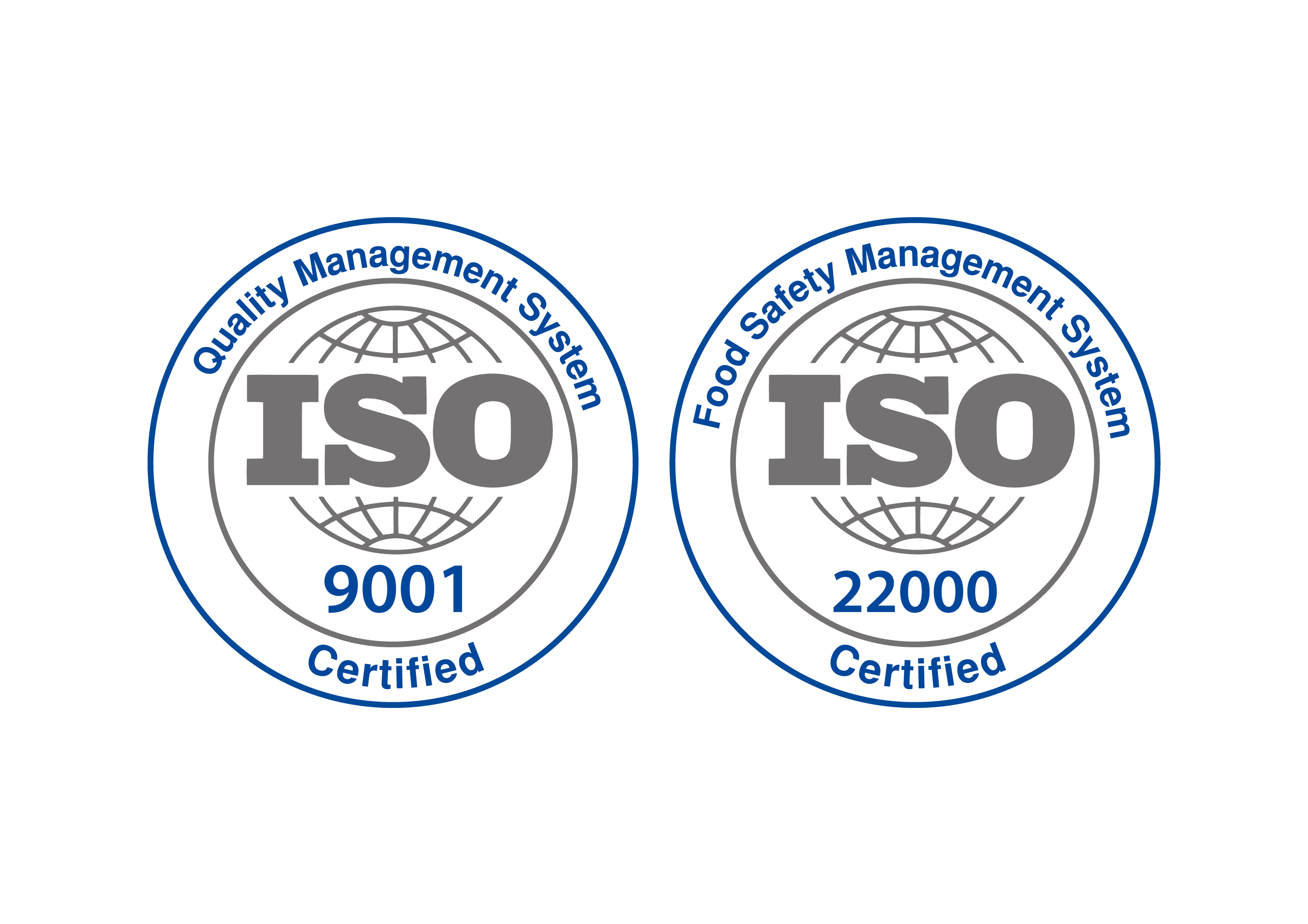 ISO 9001 & ISO 22000 Certified