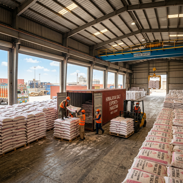 Salt export warehouse
